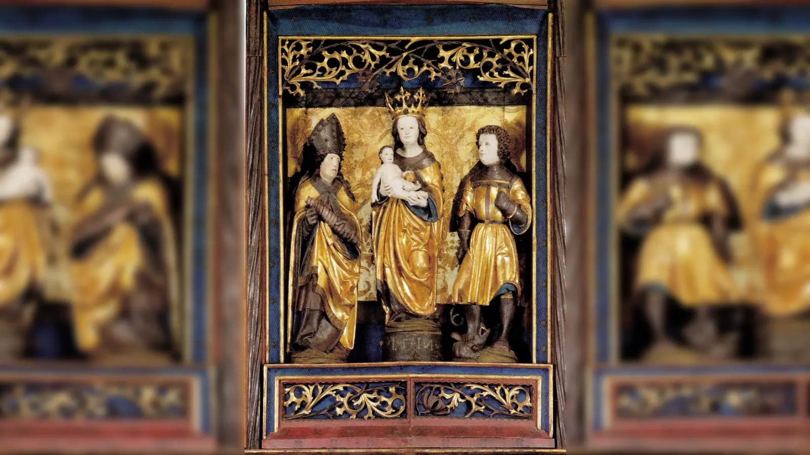 Der Schrein des Elkofener Altars, der sich heute im Bayerischen Nationalmuseum befindet. (Foto: Daniel Rimsl / Stadtmuseum Grafing)