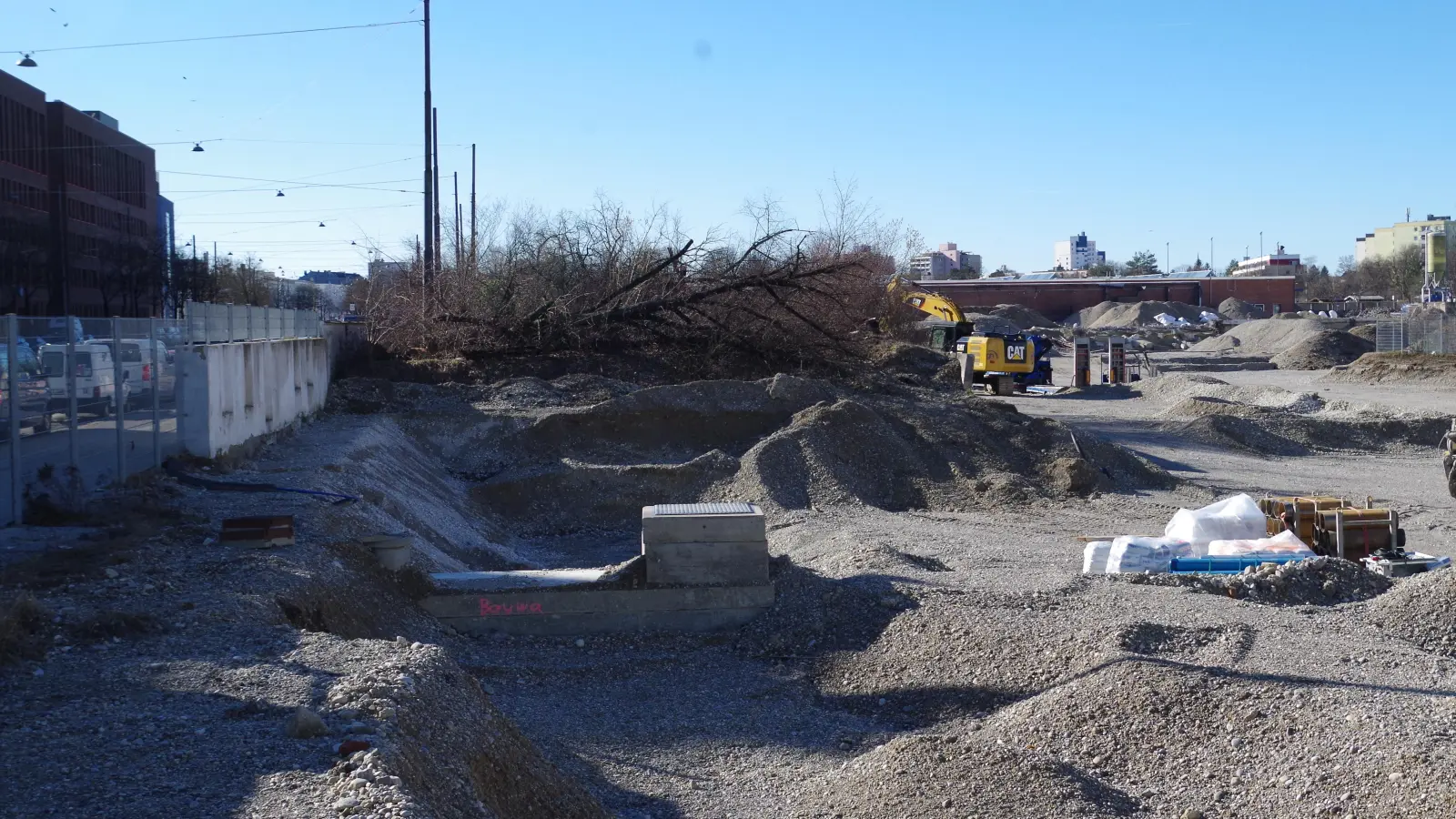 Auf dem Areal an der Zschokkestraße soll in den nächsten Jahren ein neues Wohnquartier entstehen. (Foto: Beatrix Köber)