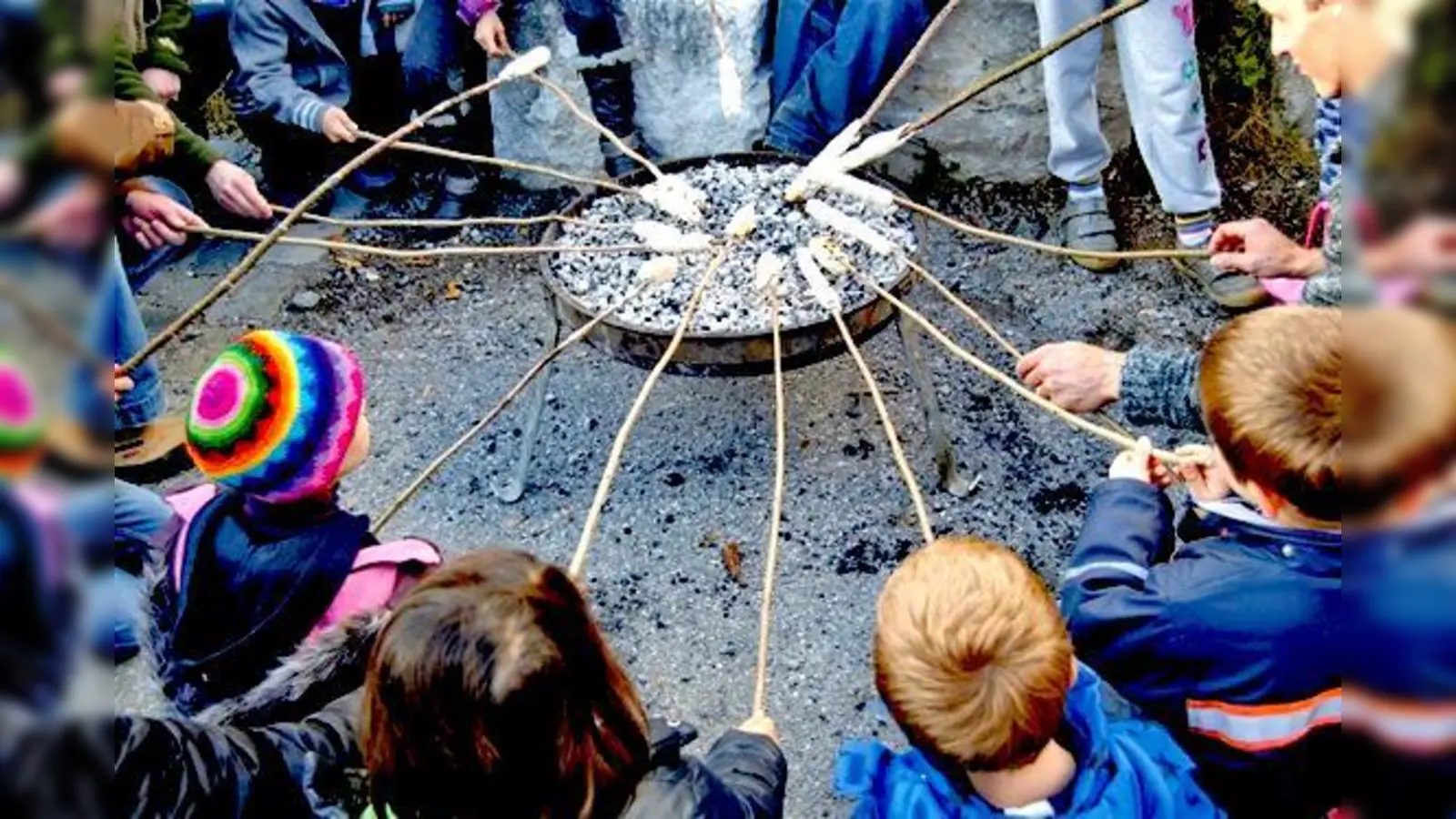 Beim Waldfest gibt es viele Aktionen zum Mitmachen wie das Stockbrotbraten.	 (Foto: Winfried Freitag)