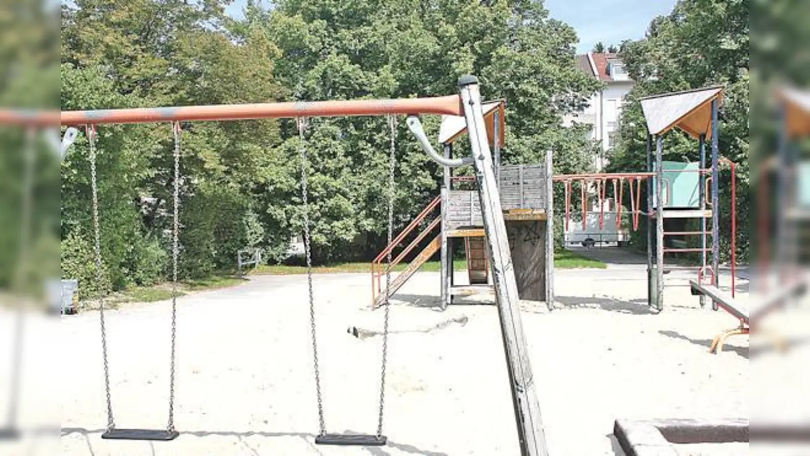 Der Spielplatz am Seydlitzplatz wird vorrangig von Ameisen genutzt.	 (Foto: Wally Schmidt)