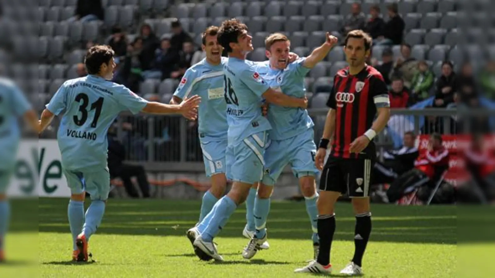 Starkes Spiel und erstes Tor: Dominik Stahl.  (Foto: A. Wild)
