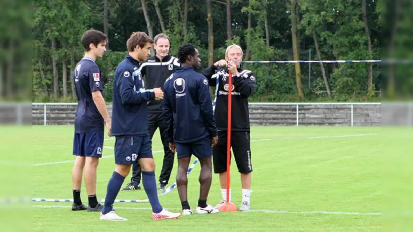 Bereiten sich auf die Rückrunde vor: Die U23-Löwen des TSV 1860.  (Foto: A. Wild)