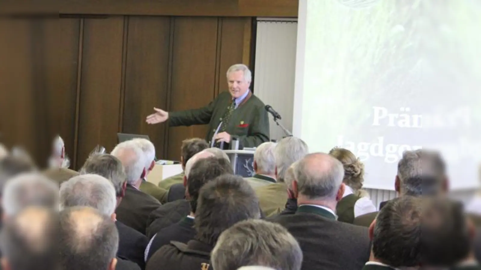 »Nur gemeinsam lassen sich Probleme wirklich lösen«, verdeutlichte BJV- Präsident Jürgen Vocke anlässlich der Preisverleihung.	 (Foto: Stefan Dohl)