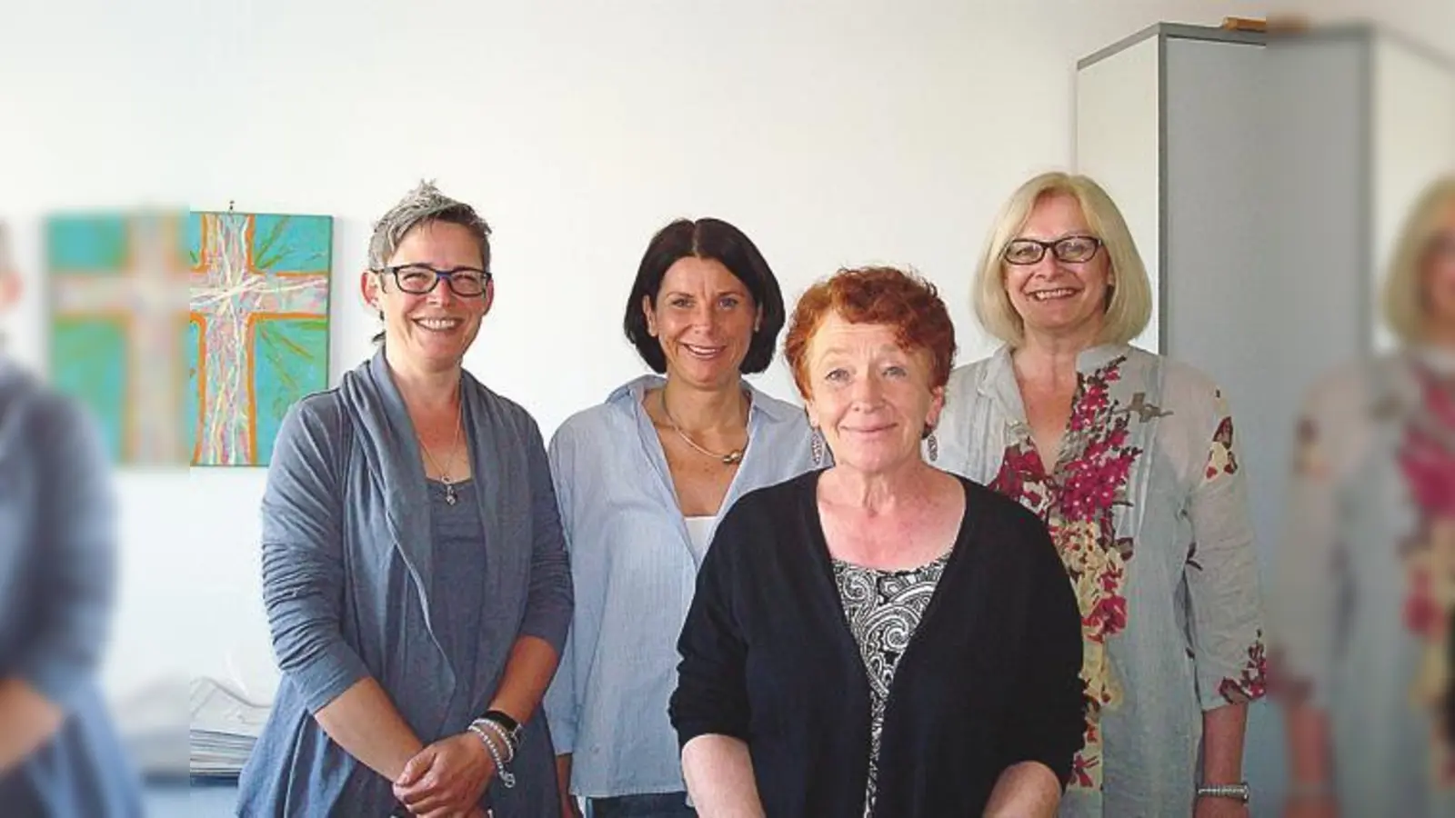 Die vier Fachkräfte des Hospizkreises (v.l.): Katrin Jaeger, Barbara Mallmann, Ursula Oschmann und Elisabeth Berger.	 (Foto: privat)