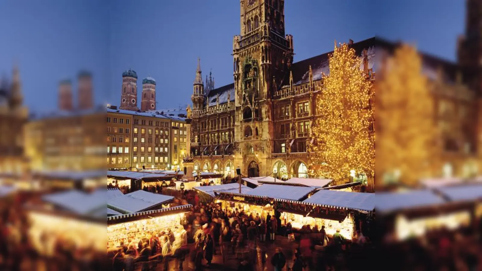 Klassiker unter den Christkindlmärkten: Adventszauber am Marienplatz.  (Foto: C. Reiter / München Tourismus)