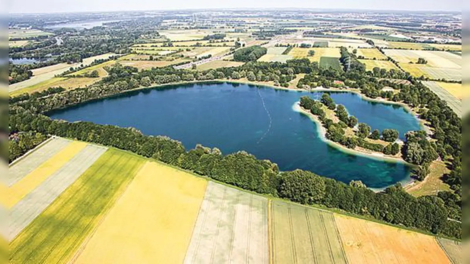 Auch am Feringasee ist das Mitbringen von Hunden untersagt. 	 (Foto: Raupach/wikimedia)