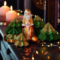 Nachhaltige Deko einfach selber machen, wie diese zauberhaften Bäume aus Papier. (Foto: Silke Zander/Ferreo)