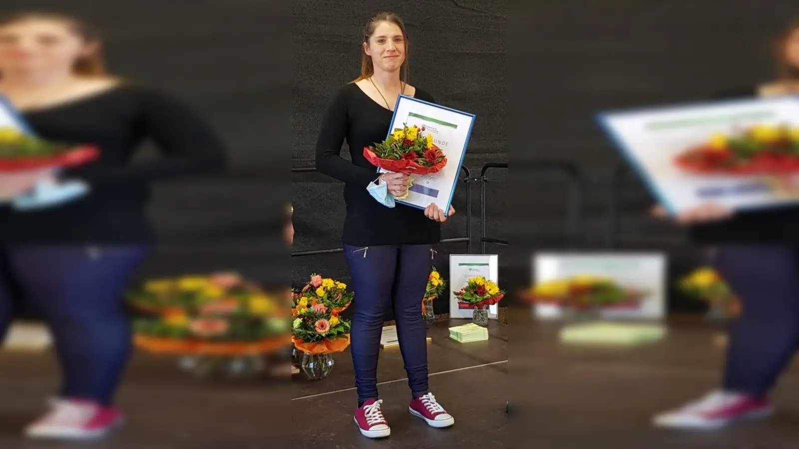 Funda Ayvaz, geehrt für zehn Jahre Mitarbeit. (Foto: pr)