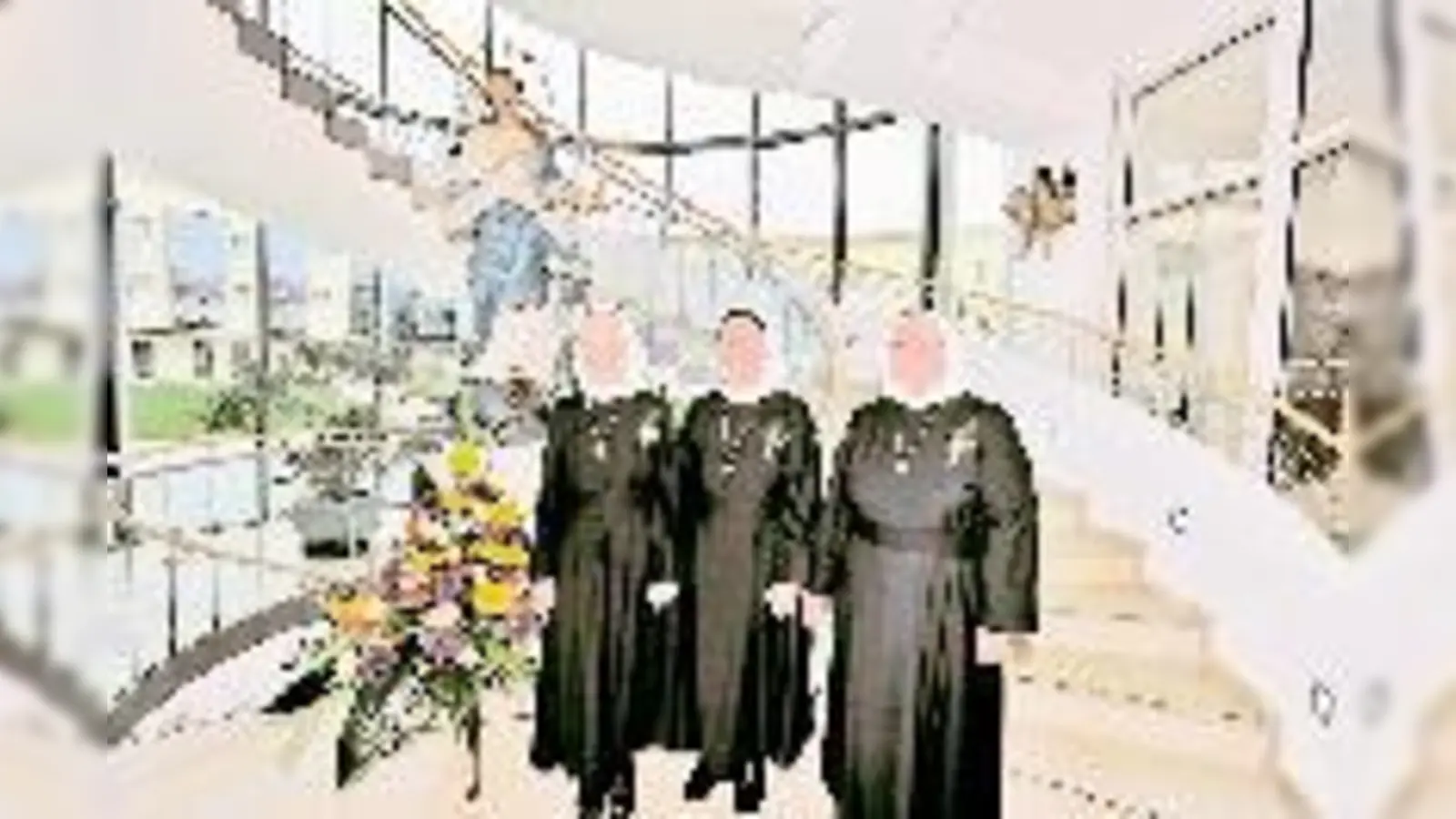 Die Jubilarinnen: (v. l.) Schwester Semina, Schwester Anna Maria und Schwester Palatina. 	 (Foto: privat)