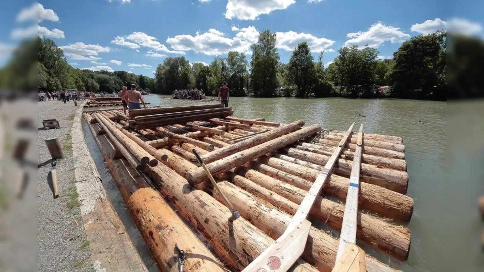 Endstation Zentrallände: Hier kommen Passagierflöße im Sommer an. (Foto: Fotoclub Fürstenried-Neuried e.V.)