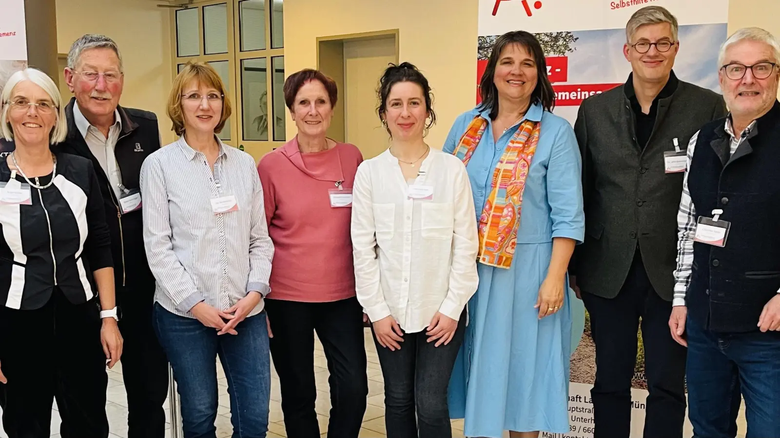 Der neue Vorstand der AGLM hat wieder viel vor (v.l.) Katja Grebe, Dieter Senninger, Ute Sonnleitner, Elisabeth Landeck, Henriette Kern, Claudia Köhler, Dr. Jens Benninghoff und Christian Seide.  (Foto: hw)
