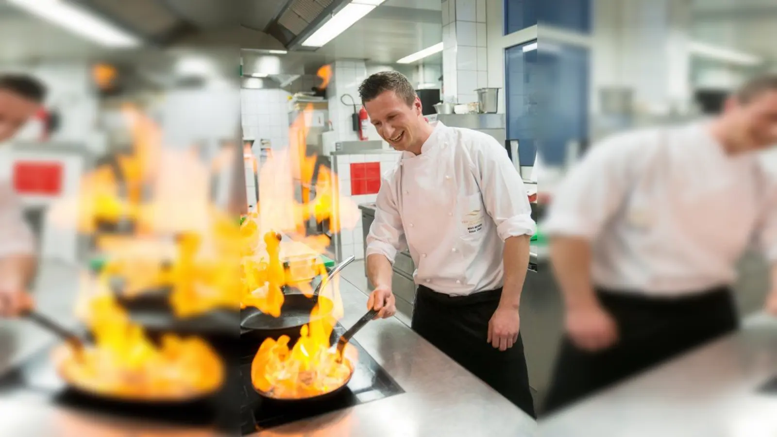 Sternekoch Maximilian Moser beim Live-Cooking zuschauen – das und viel mehr gibt es beim ersten „Food-Festival“ im Hotel Vier Jahreszeiten Starnberg. (Foto: Hotel Vier Jahreszeiten Starnberg)