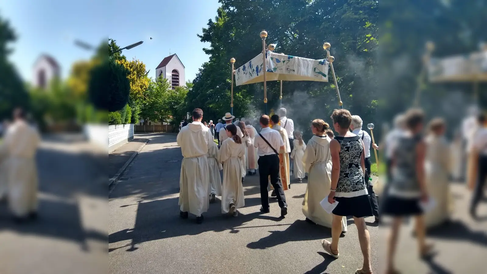 In Bogenhausen führt die Fronleichnamsprozession diesmal vom Pachmayrplatz zur Kirche St. Rita. (Foto: VA)