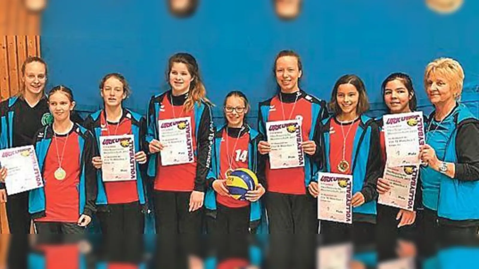 Stark bei den Oberbayerischen Meisterschaften: Die Volleyball-Mädels vom TSV Turnerbund München.	 (Foto: Verein)