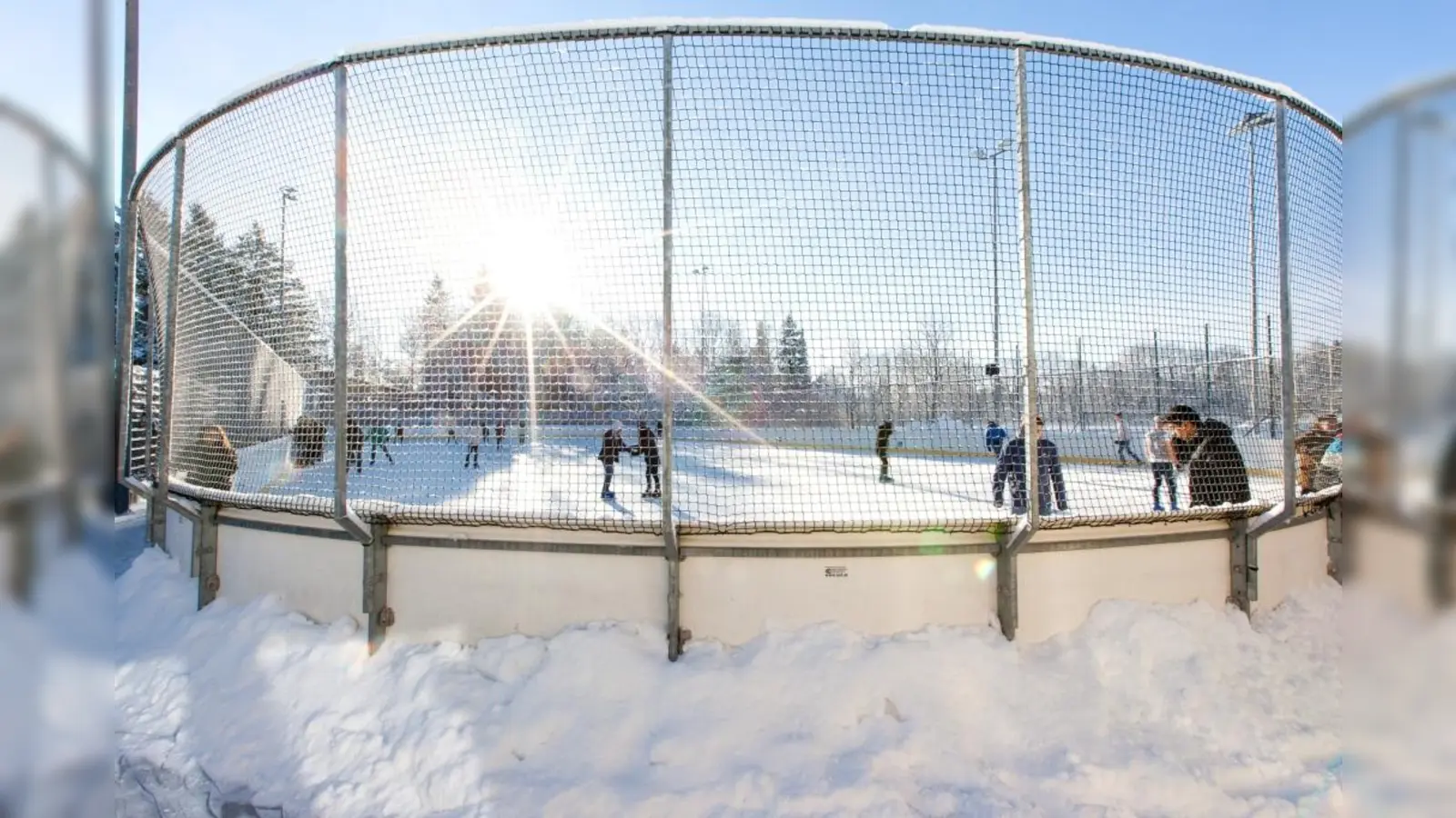 Was gibt es Schöneres, als auf dem Eis seine Runden zu drehen. In Grünwald ist das bis Mitte März möglich. (Foto: VA)