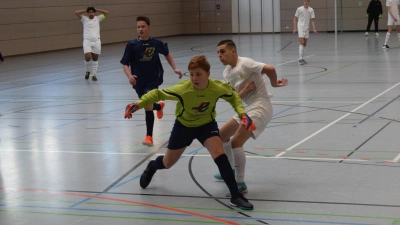 Bei bester Stimmung lieferten sich die Schüler packende Matches. (Foto: AK Sport i. Schule u. Verein im Lkr. Ebersb.)