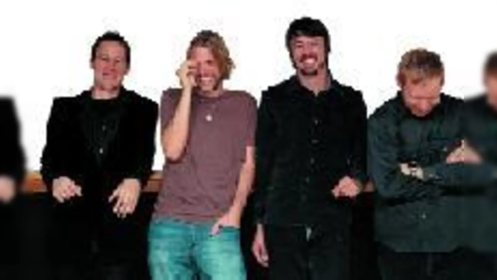 So viel wie auf diesem Pressefoto hatten die Foo Fighters nicht immer zu lachen: Schließlich wurden sie lange auf ihre Vergangenheit bei der Band Nirvana reduziert.  (Foto: VA)