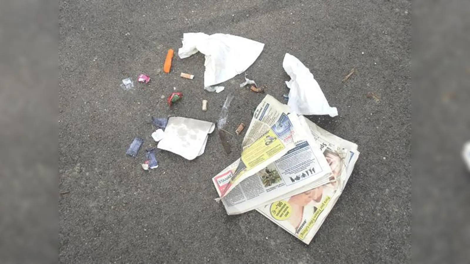 Das ist das Ergebnisse einer morgendlichen Müllsammelaktion des Kita-Personals nach einem verregneten Wochenende.	 (Foto: Gemeinde Haar)