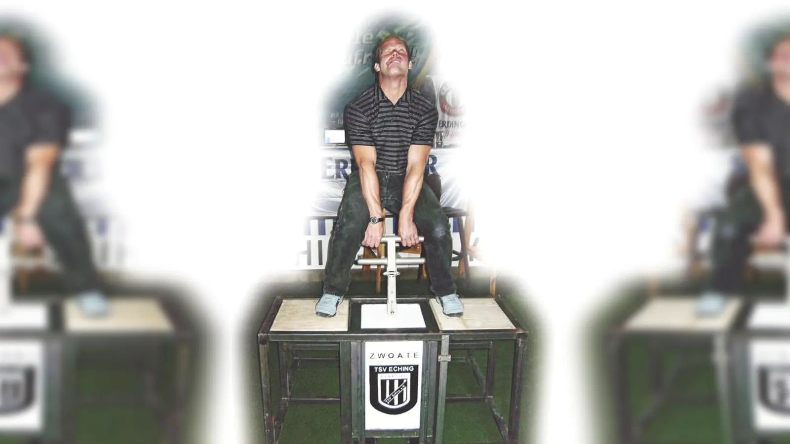 Um den 200 Kilo schweren »Stoa« anzuheben, braucht es vollen Körpereinsatz.	 (Foto: VA)