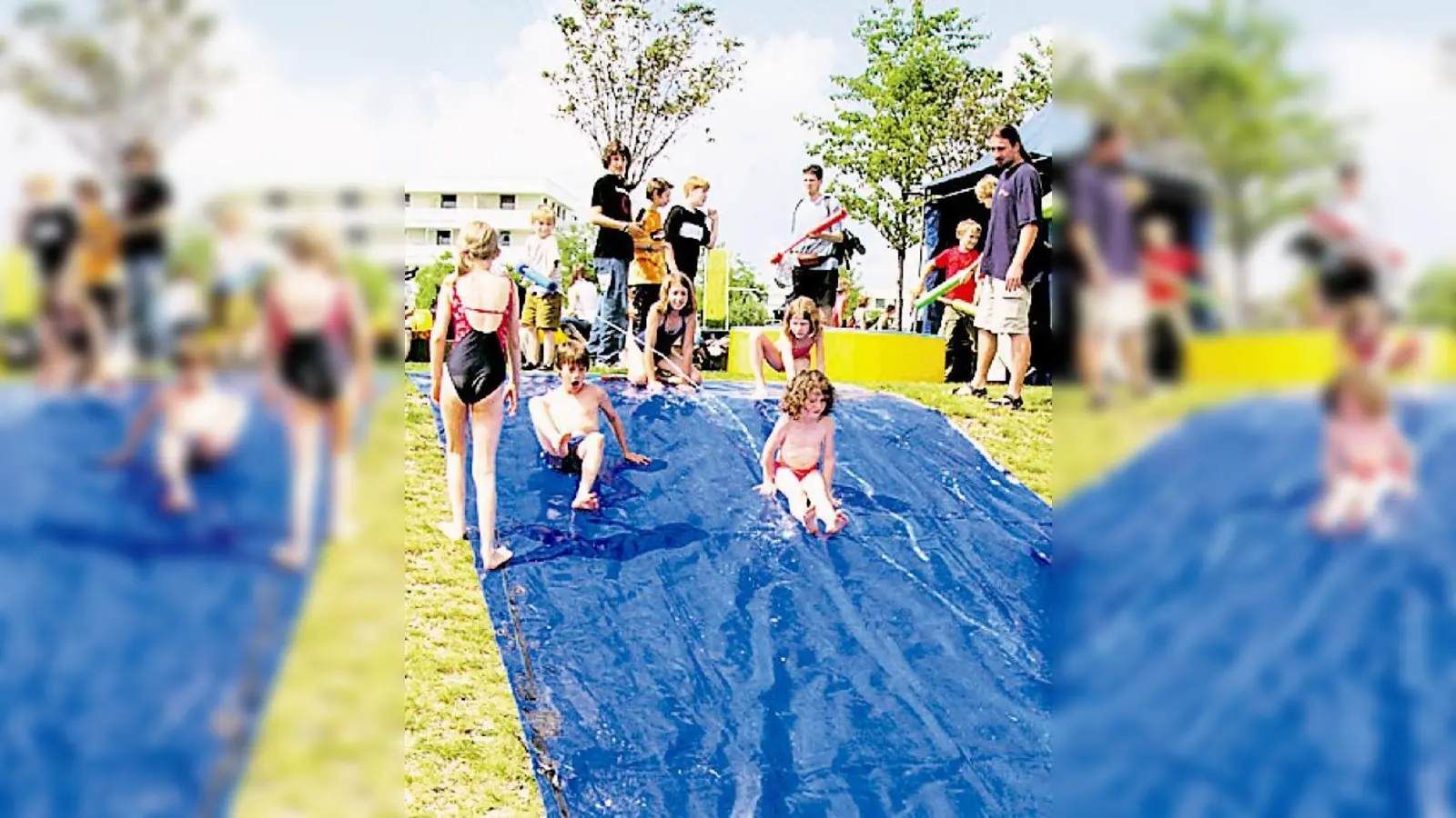 Spiel und Spaß gibt es bis zum 31. Juli mit viel Wasser und Spielen am Riemer See.	 (Foto: VA)
