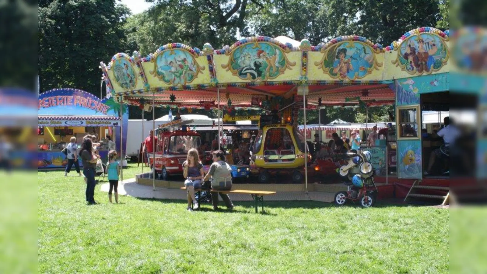 Spaß für die Kleinen: Das Kinderkarussell von Christine Dräger steht auch heuer wieder auf dem Magdalenenfest. (Foto: sb)