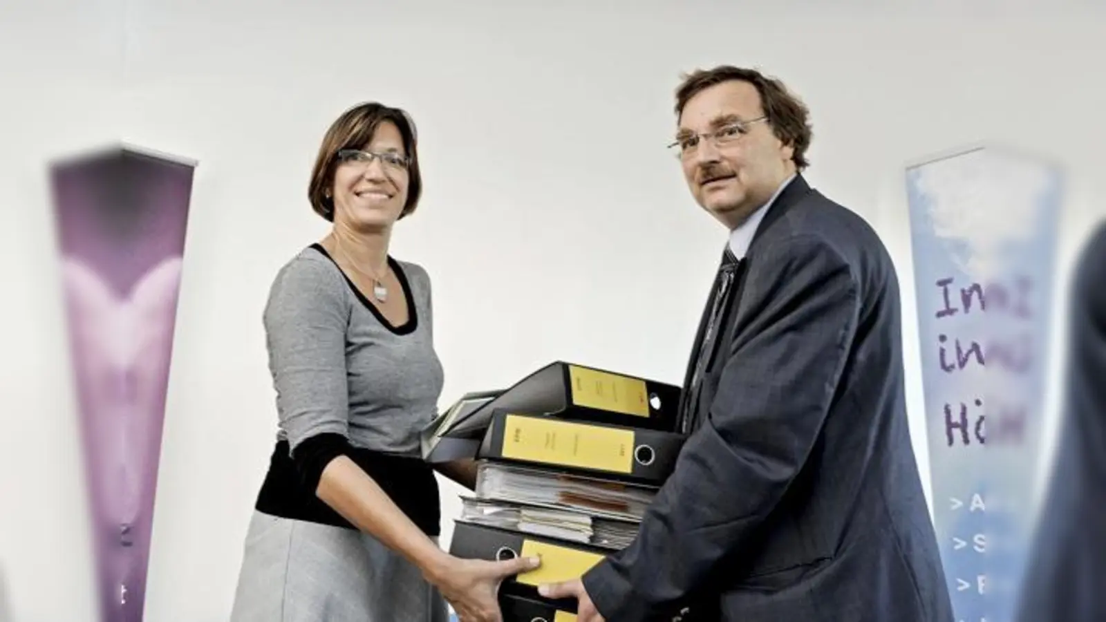 Der CSU-Landtagsabgeordnete Joachim Unterländer war einen halben Tag zu Gast beim Evangelischen Pflegedienst München. 	 (Foto: Pflegedienst)