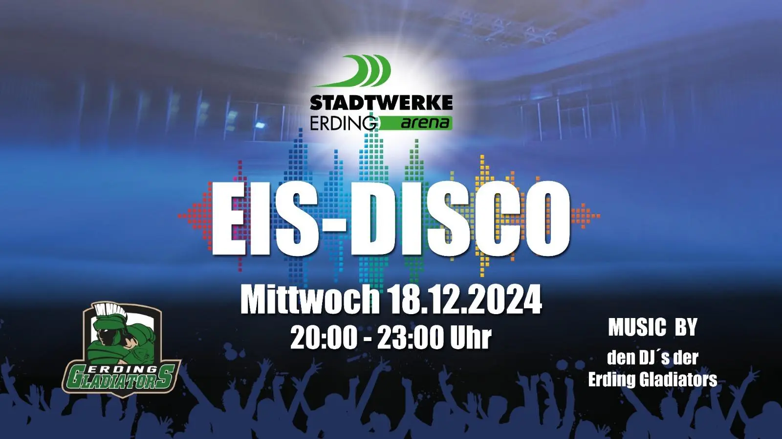 Auf gehts zur ersten Eisdisco in diesem Jahr. (Foto: Stadtwerke Erding)