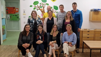 Der neue Elternbeirat. (Foto: Kita)