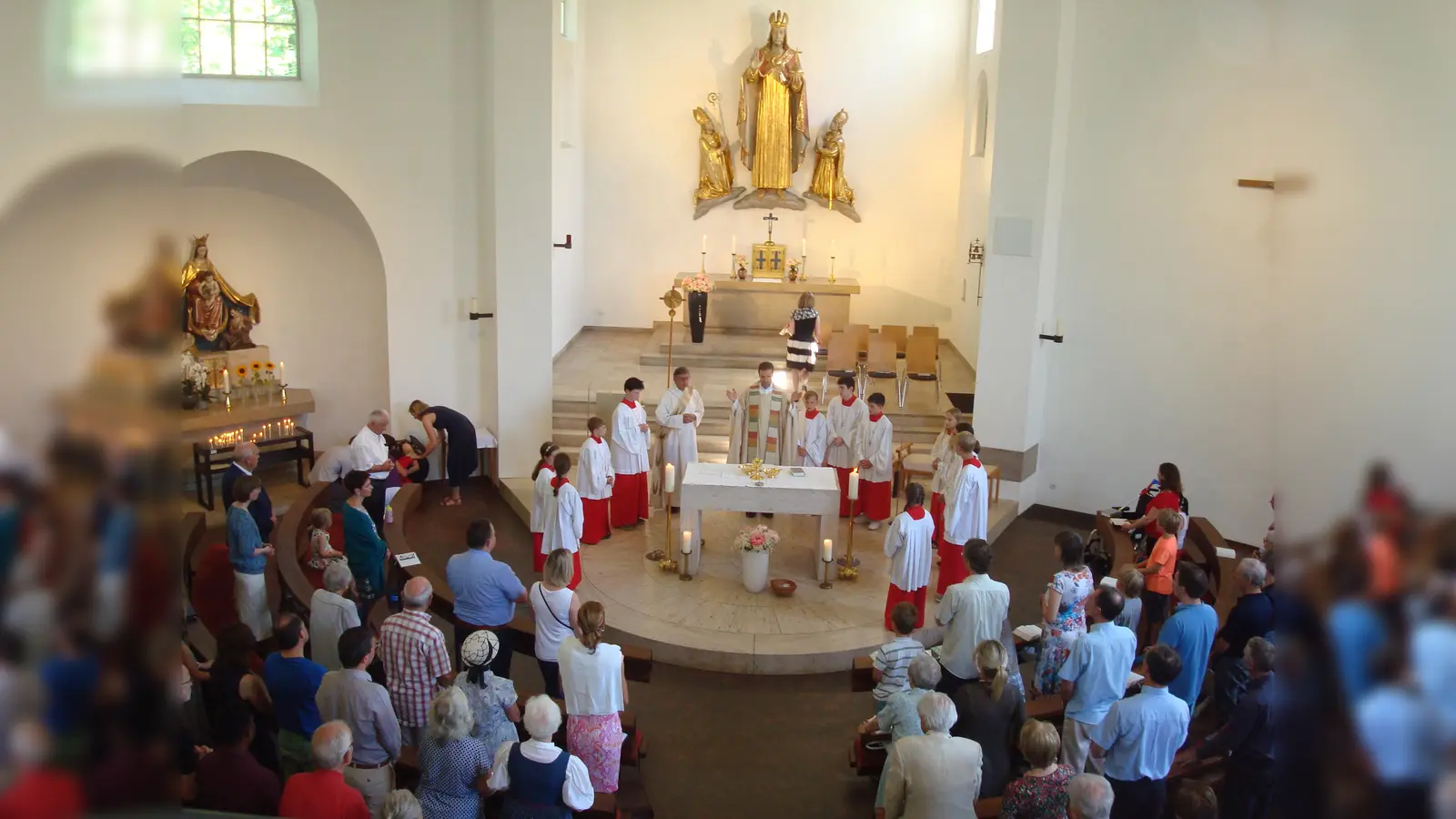 Ein Festgottesdienst zu Ehren des Heiligen Otto (Bischof von Bamberg und Apostel Pommerns, 1062 – 1139) fand in St. Otto statt. (Foto: Stiebler)