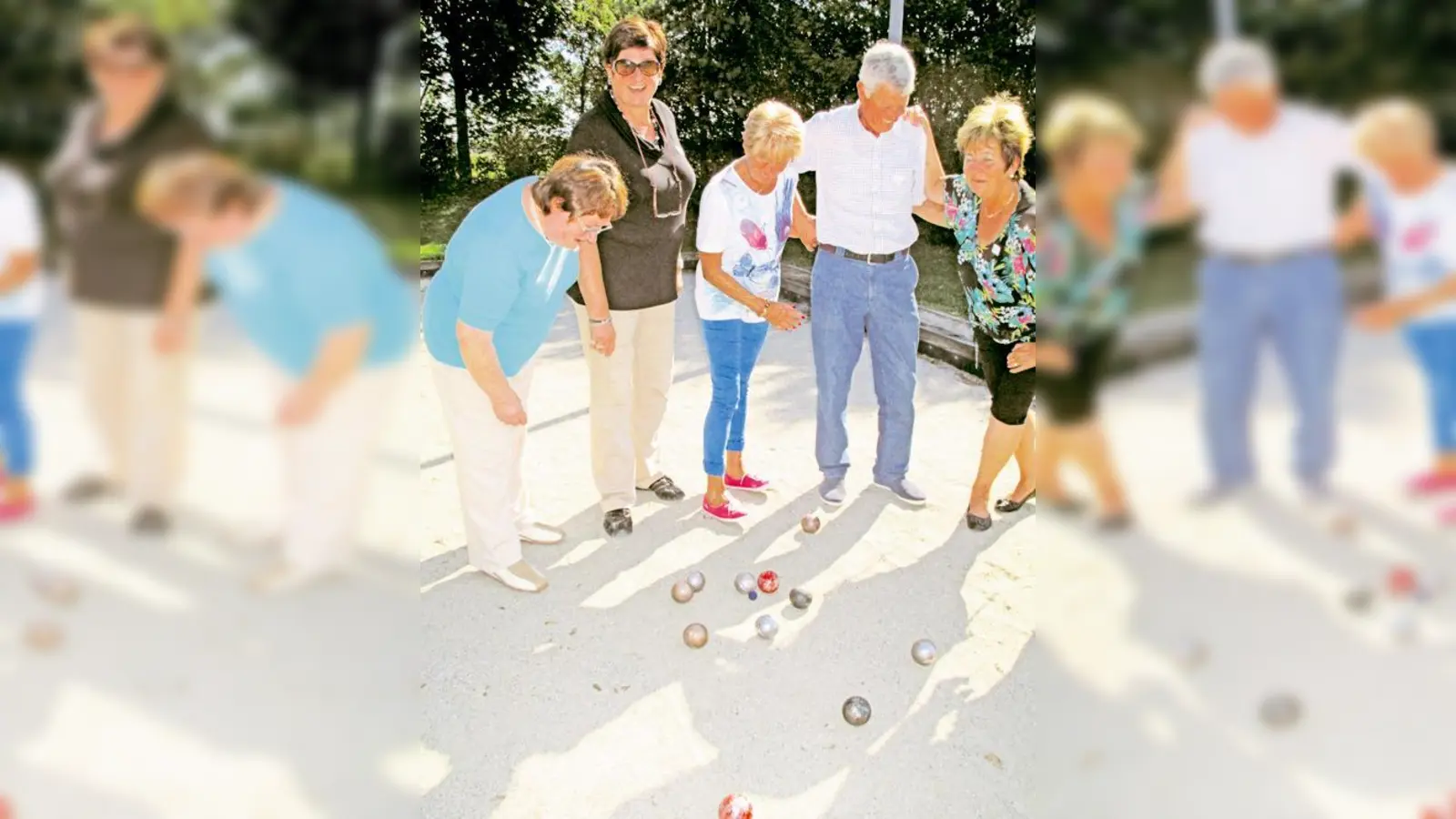 Beim ersten Boule-Turnier hatten alle Teilnehmer sehr viel Spaß.	 (Foto: privat)