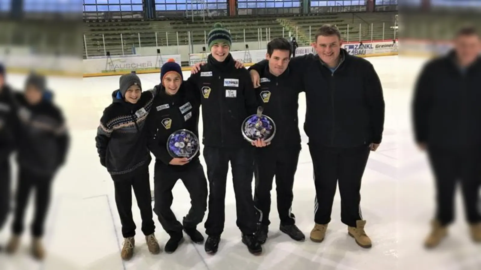 Die erfolgreiche Jugend (von links): Dennis Heidacher, Leo Heidacher, Koni Heidacher, Basti Sperr (alle TSV Ismaning) und Daniel Steber (SV Helios Daglfing).	 (Foto: TSV Ismaning)