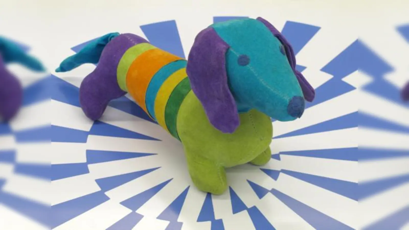 Waldi war das erste Olympia-Maskottchen überhaupt: zu sehen in der Ausstellung Otl Aicher  Design Olympia 72, bis 9. September, 10 bis 22 Uhr, im Gasteig, Eintritt frei.  (Foto: MVHS)