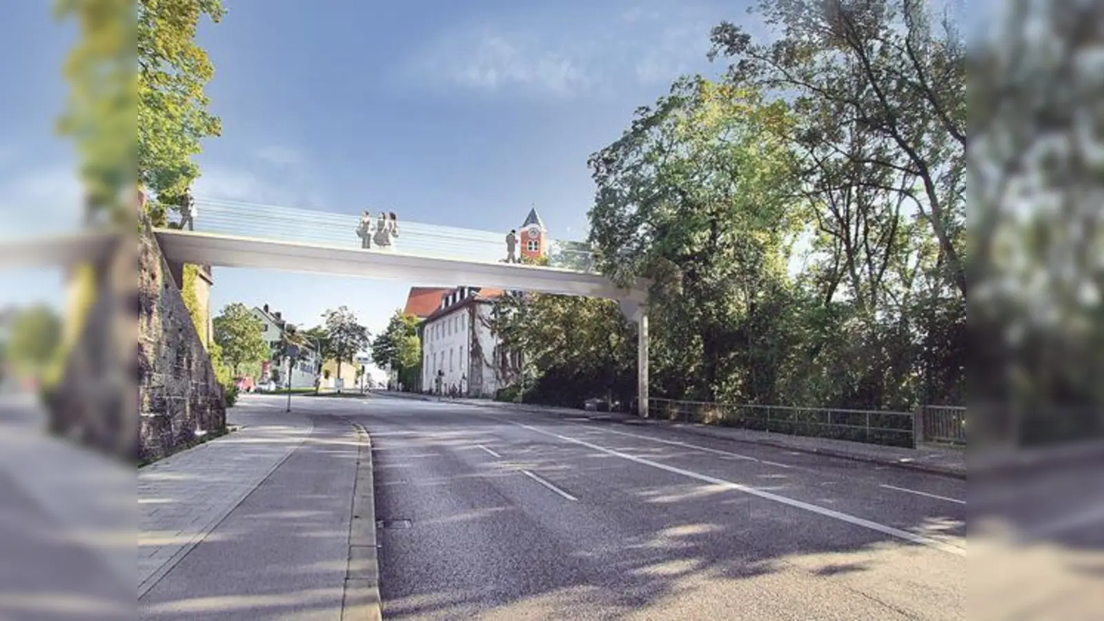 Aus Gründen des Denkmalschutzes soll die Brücke am Giesinger Berg voraussichtlich etwas nördlicher als ursprünglich geplant gebaut werden. 	 (Foto: Architekturbüro karlundp)
