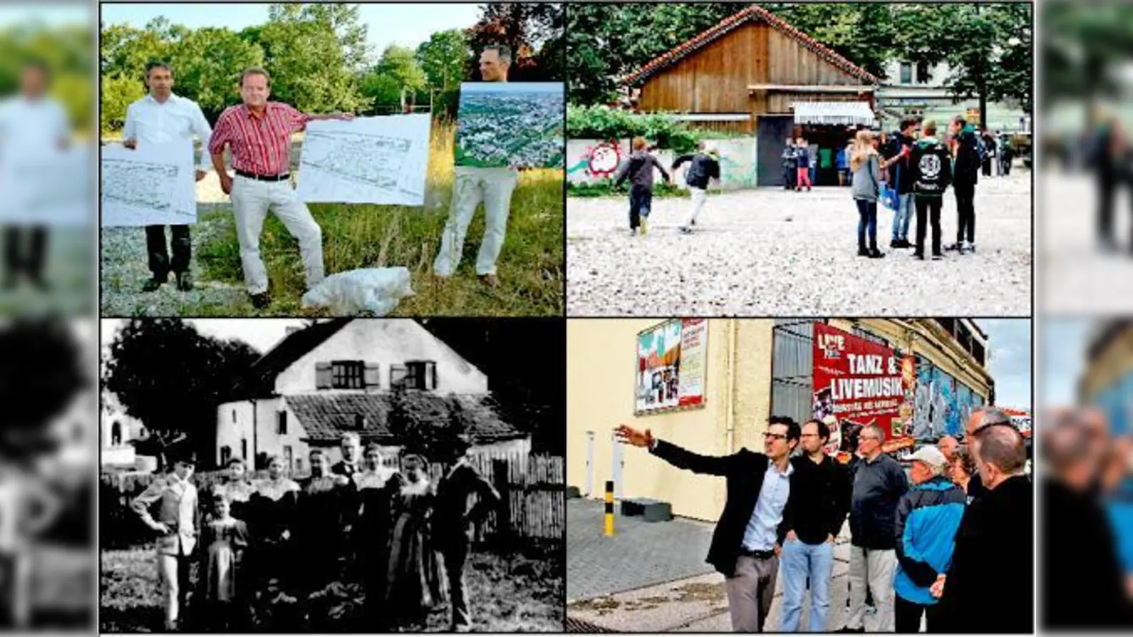Haidhausen, die Au und Berg am Laim befinden sich in einem ständigen Wandel. Das gilt heute wie vor 100 Jahren.	 (Foto: js (3); Volk Verlag)