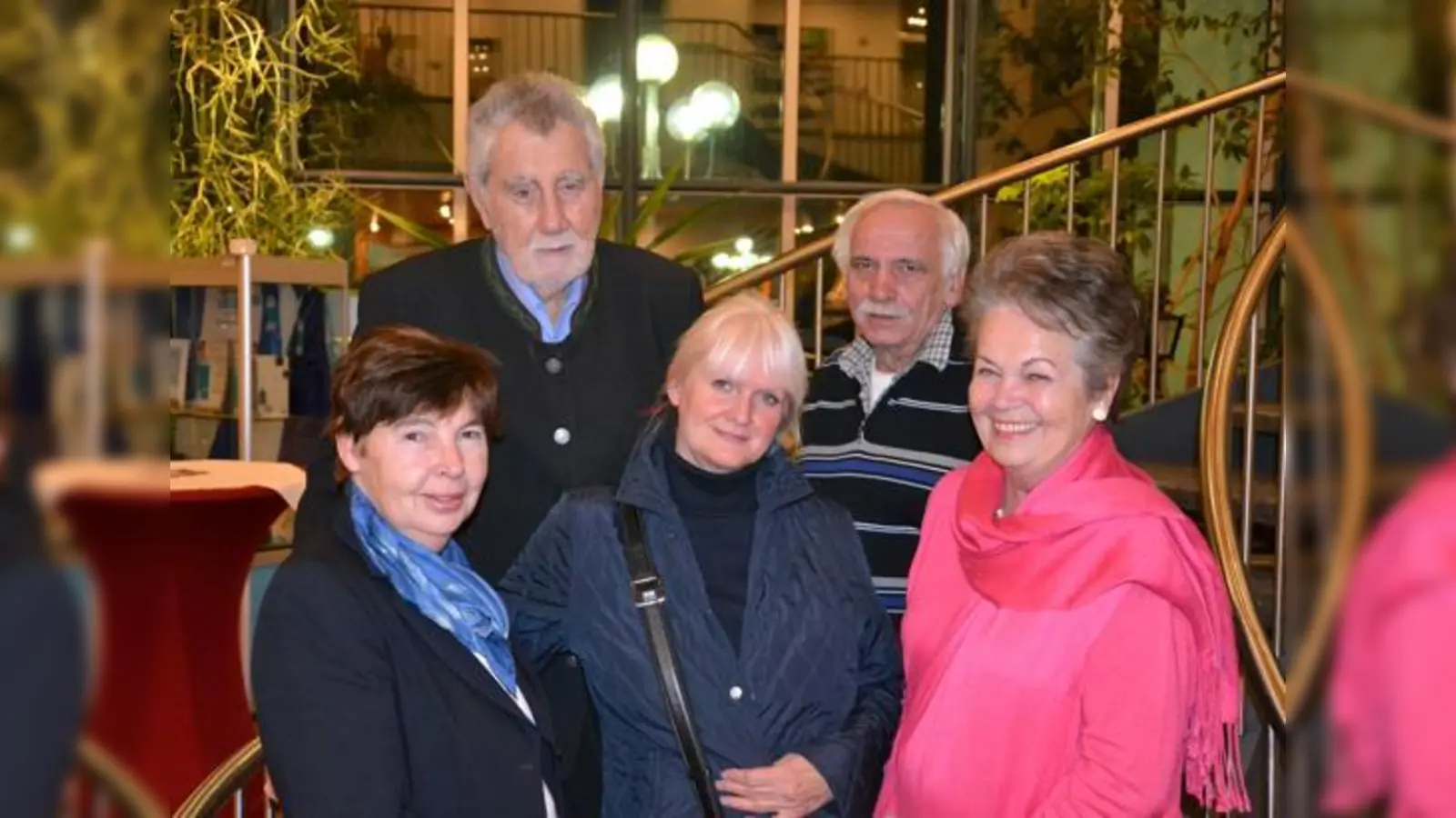Brigitte Scholle, Franz Kaiser Beisitzer, Inge von ­Jaduczynski Hennemann, Otto Kolm und Luise Danzl (v. l.) gehören zum Vostand des Vereins.	 (Foto: VA)