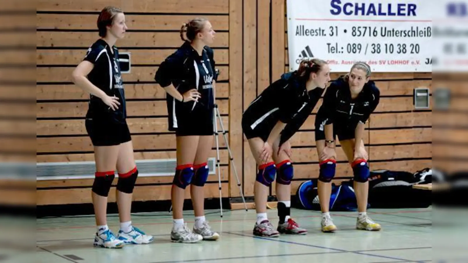 Die Lohhoferinnen Herrmann, Keferloher, Hammerschmidt und Karnbaum dürfen ran. (Foto: VA)