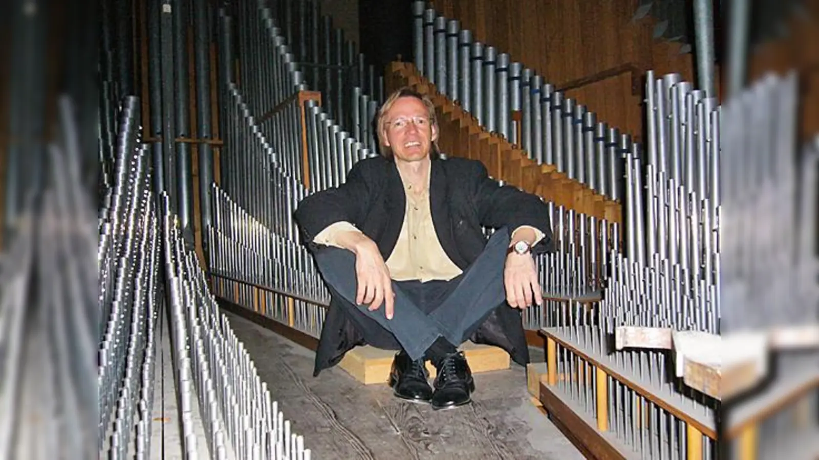 Organist Armin Becker ist bereits zum vierten Mal in der Evangeliumskirche zu Gast. 	 (Foto: VA)