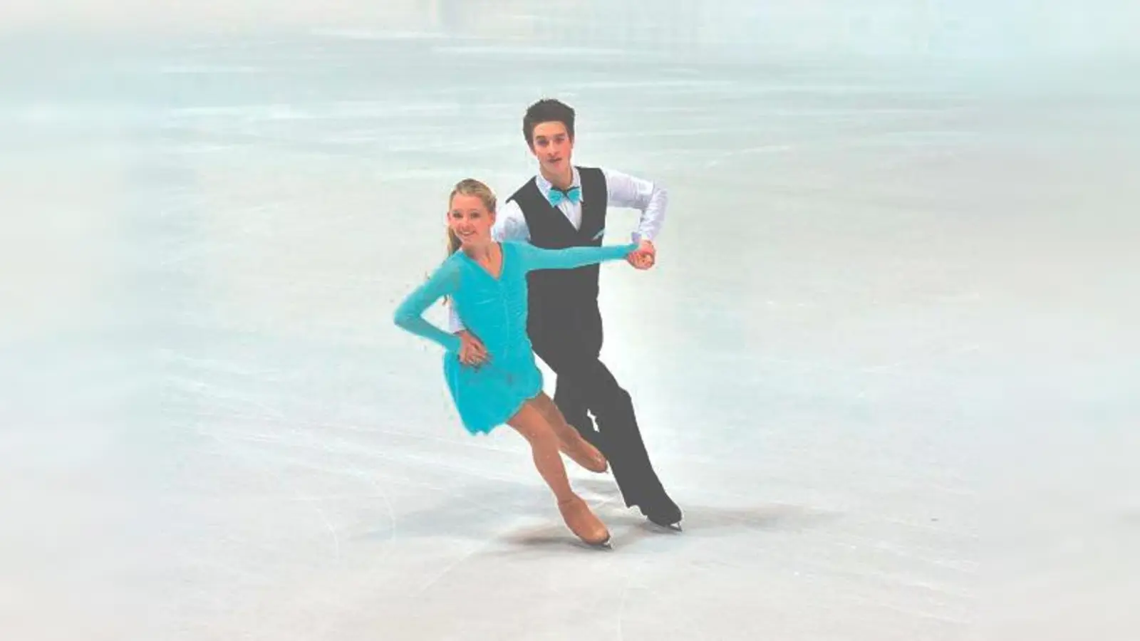 Ramona Grimm und Markus König überzeugten  souveräne auf dem Eis.	 (Foto: privat)