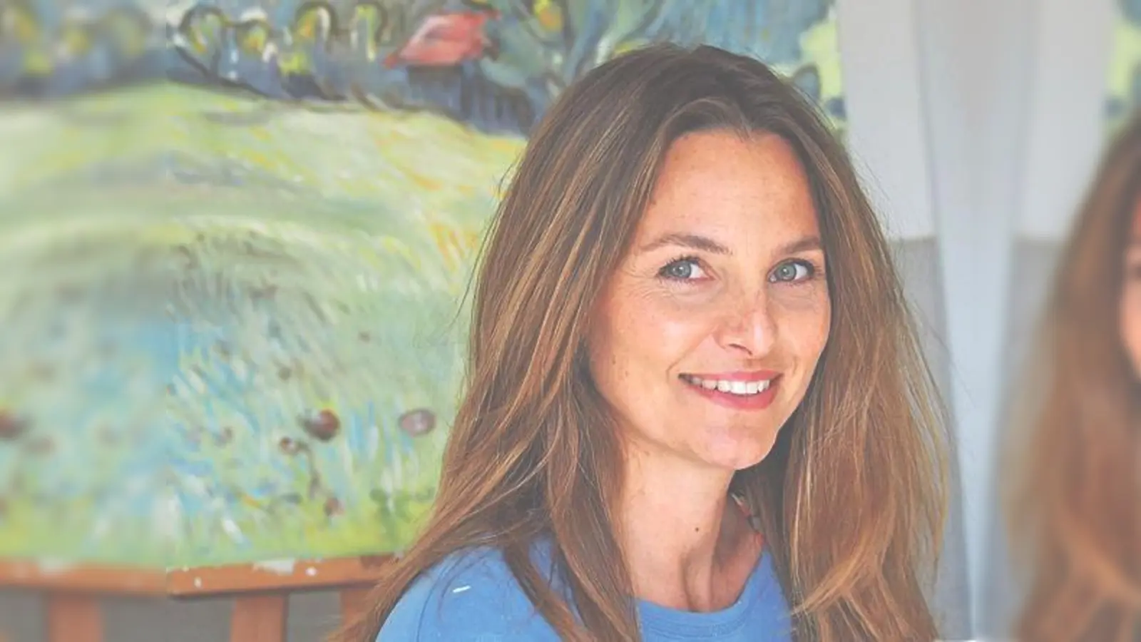 Malerin Tanja Leodolter zeigt derzeit im ÖBZ ihre Ausstellung »Vorboten des Frühlings«.	 (Foto: ÖBZ)