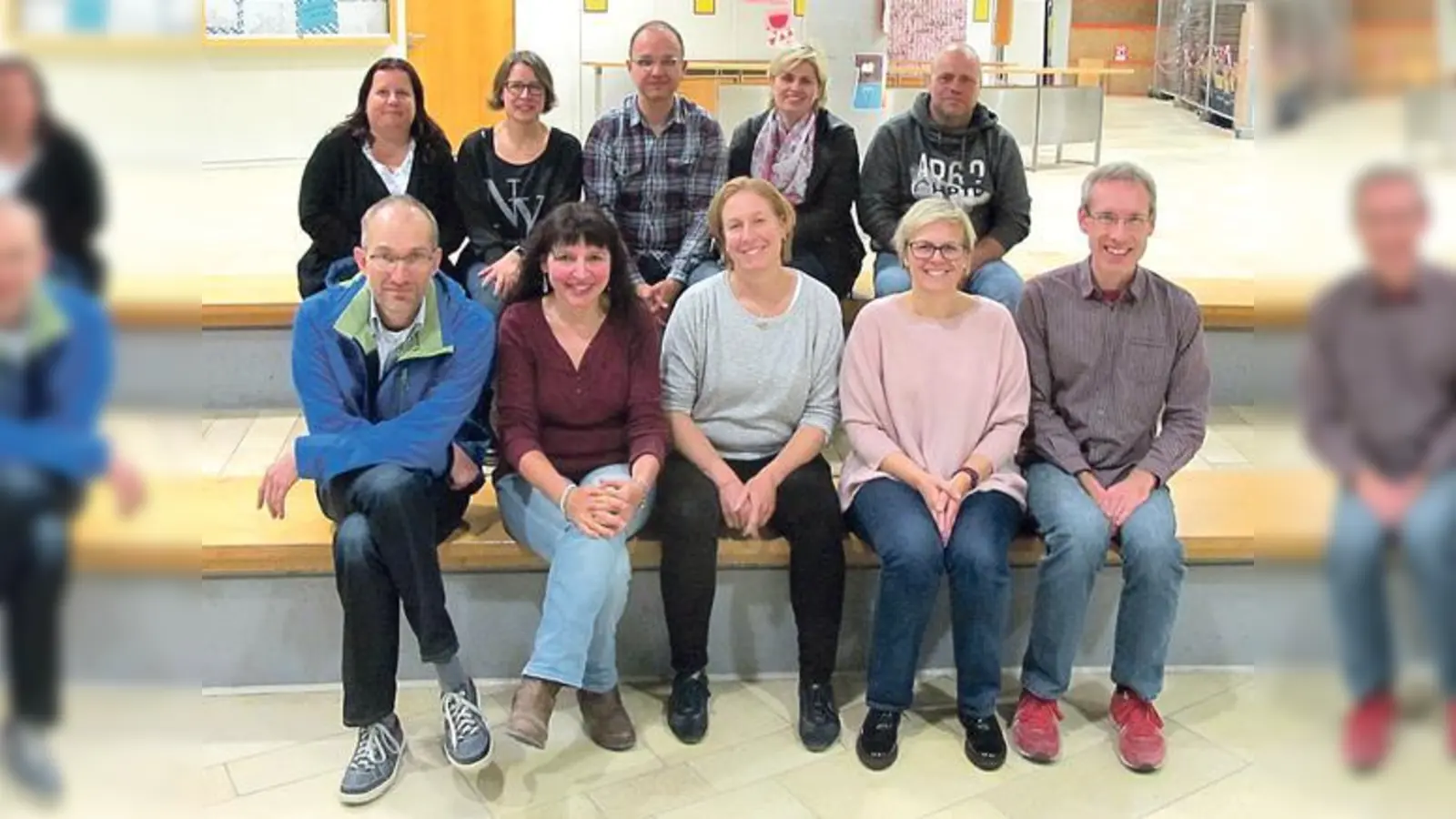 Das ist er  der neue Elternbeirat der Anni-Pickert-Schule. Vorsitzende ist nun Christina P. Tarnikas (vorne, 2. von links), ihre Stellvertreterin Andrea Stübing (vorne, 4. v. l.).	 (Foto: privat)