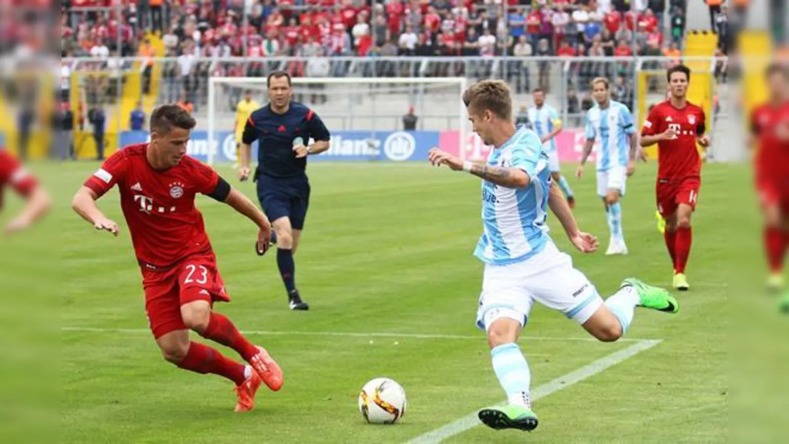 Prestigeträchtig: Duell der Münchner Reserve-Mannschaften.  (Foto: A. Wild)