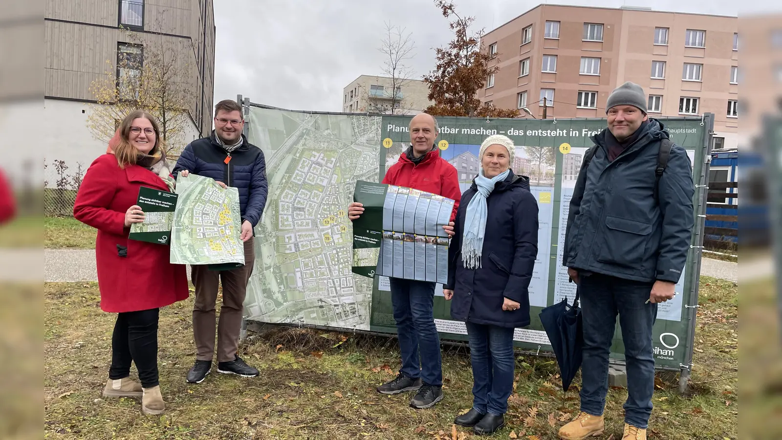 Bei der Einweihung von links: Maria Mastroianni, Sebastian Kriesel, Reinhold Petrich, Maria Graf und Daniel Genée. (Foto: pst)