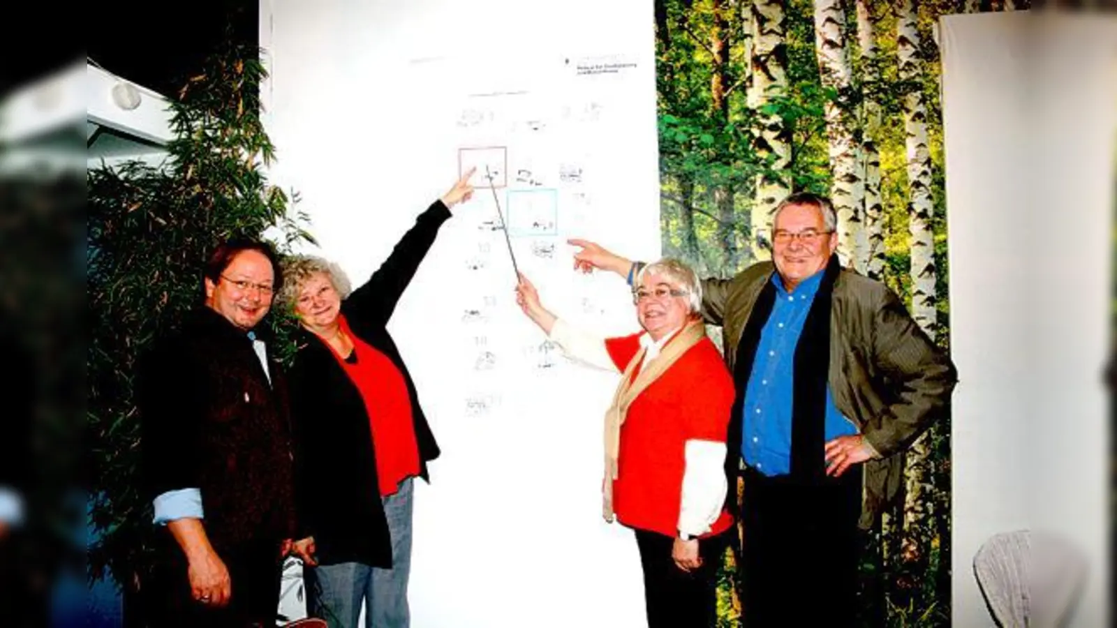 Bürger mehr in Planungen einbinden: Dafür sind Andreas von Zadow, Petra Piloty, Marie-Luis Wallraven Lindl und Werner Lederer-Piloty (v.l.).	 (Foto: js)