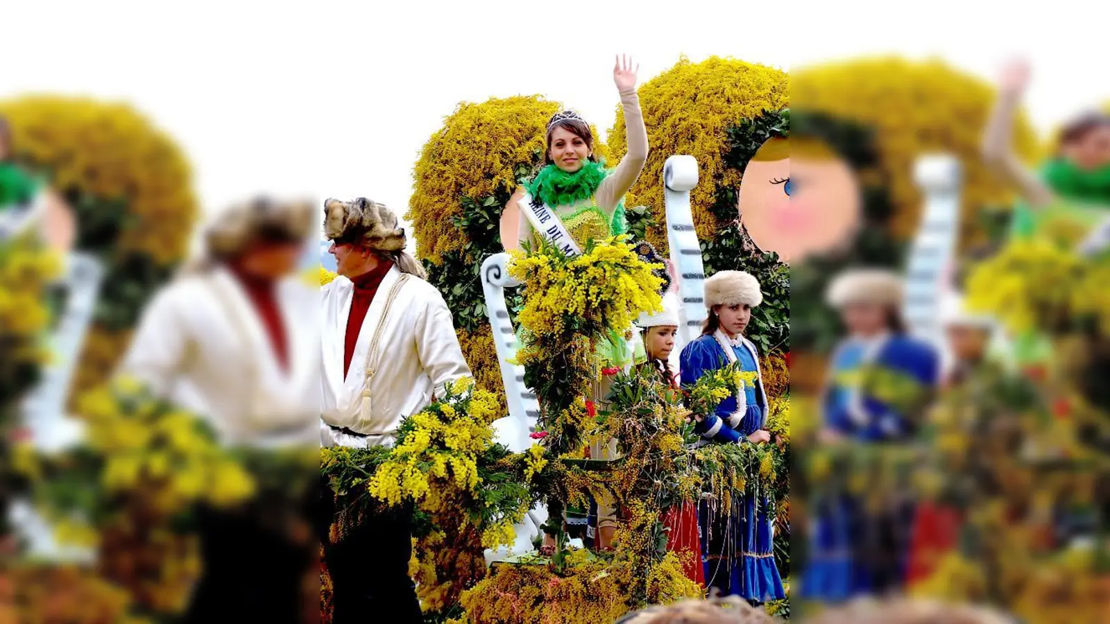 Der Freundeskreis der Partnergemeinden besuchte 2009 die Partnerstadt Mandelieu-La Napoule anlässlich des traditionellen Mimosenfests.	 (Foto: Privat)