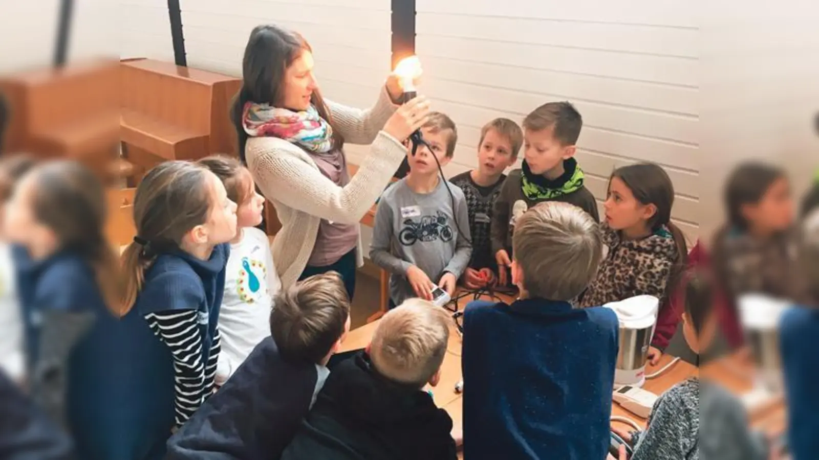 Klimaschutz macht Schule: Die Kinder lernen behutsam mit Ressourcen umzugehen.	 (Foto: Energieagentur Ebersberg)