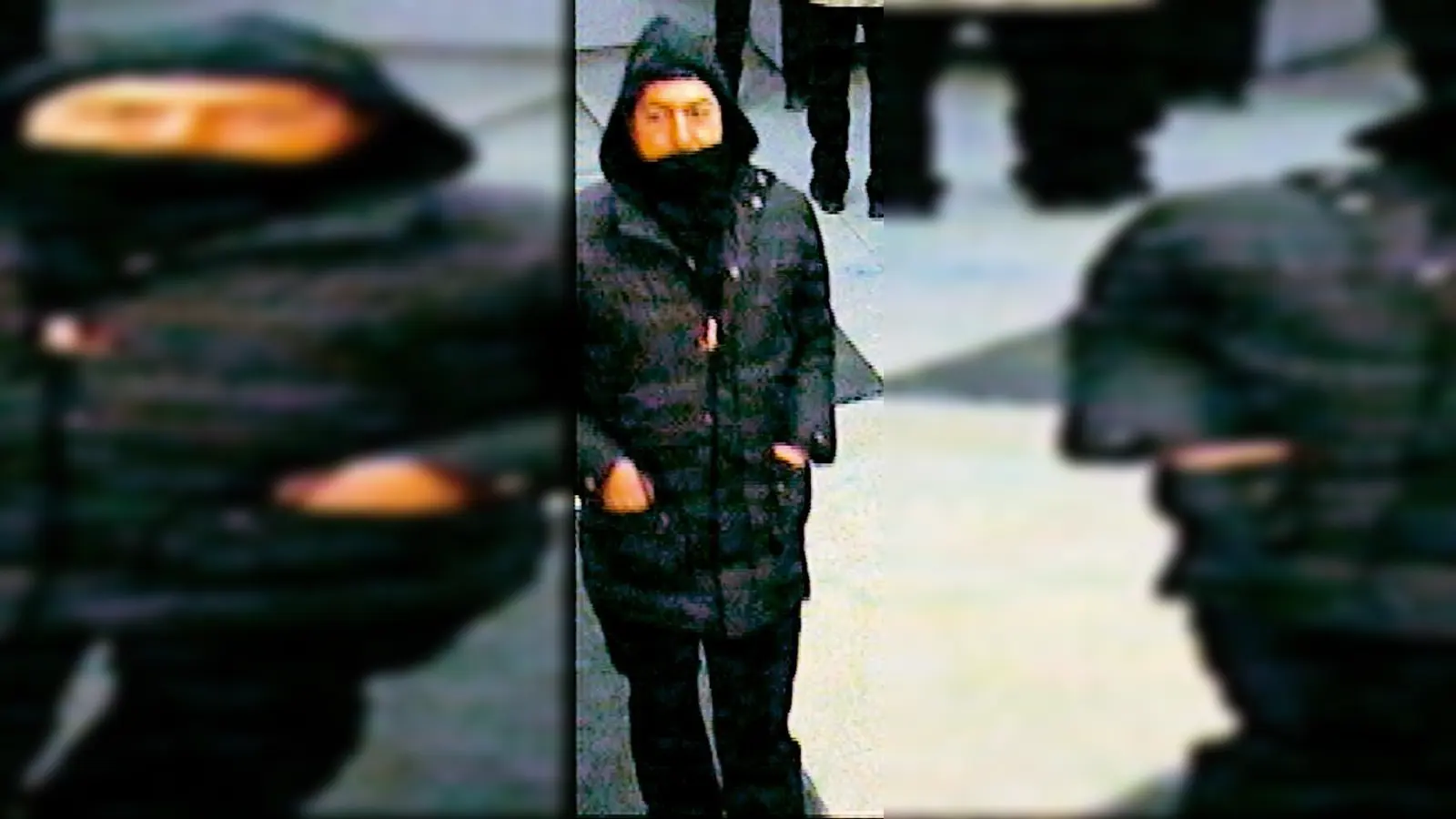 Ziemlich gut zu erkennen, der Bankräuber. (F.: Polizei)