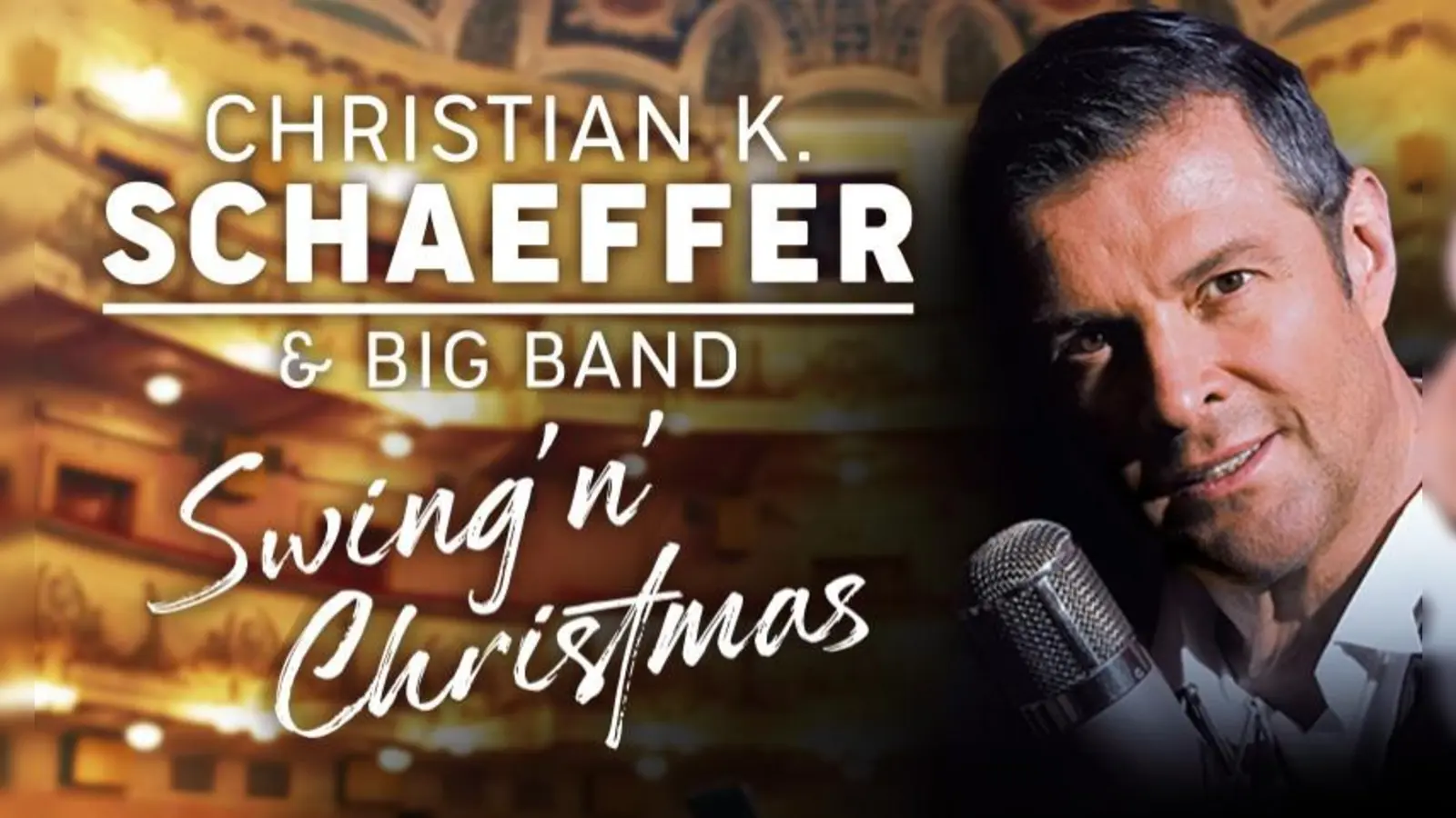  Swing'n' Christmas wird im Cuvillièstheater Residenz München am 18. Dezember geboten. Star des Abends ist Christian K. Schaeffer. (Foto: Schaeffer)