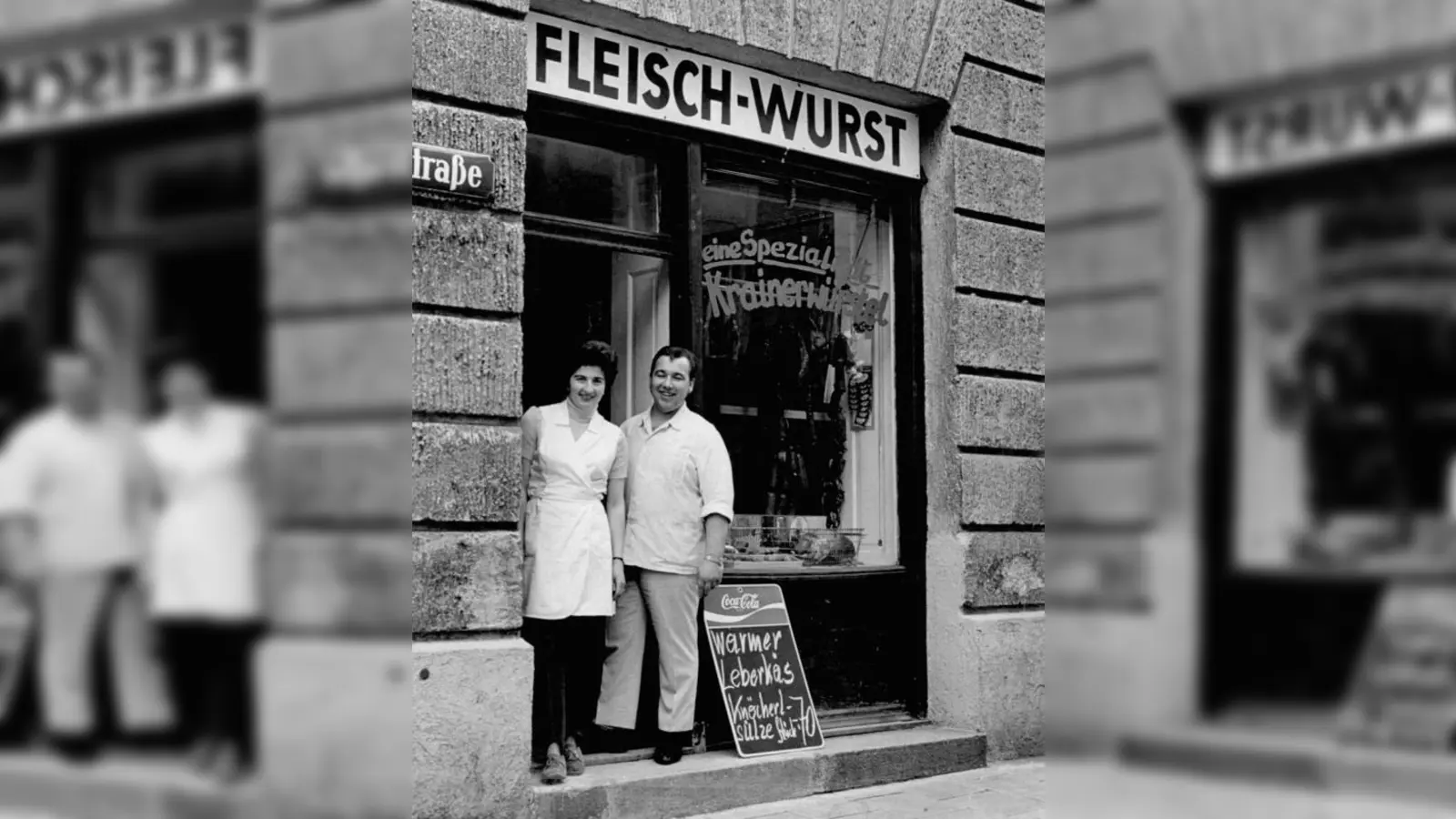 Peter und Maria Moser am Tag der Metzgerei-Eröffnung 1971. (Foto: Metzgerei Moser)