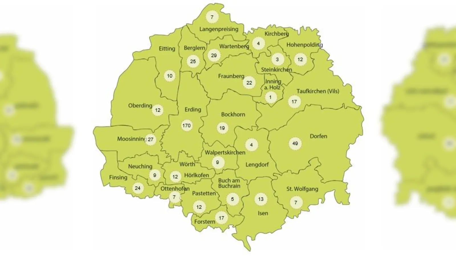 Im Landkreis Erding gab es Stand Mittwoch (15. April) 526 nachgewiesene Covid-19-Fälle. (Foto: LRA Erding )