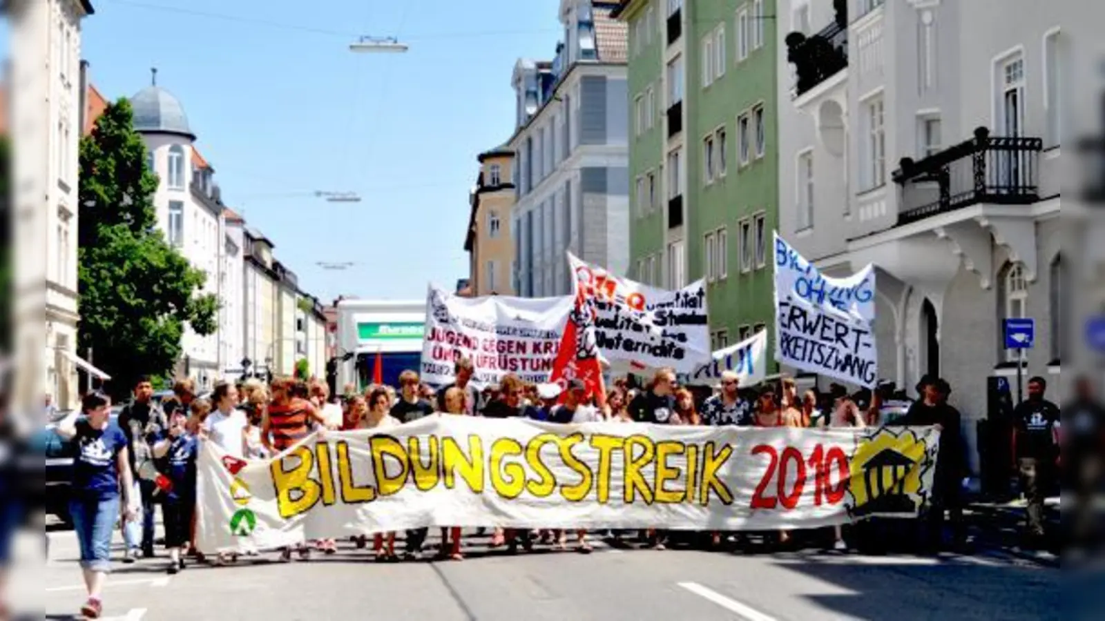 Seit 2007 kämpfen auch Münchner Studenten gegen die Studiengebühren.  (Foto: SoS)